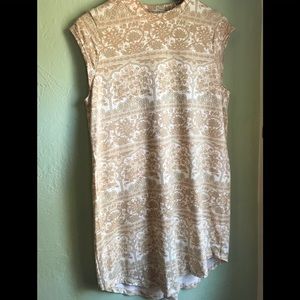Novella Royale Goldie Mini Dress ~ White Chantilly